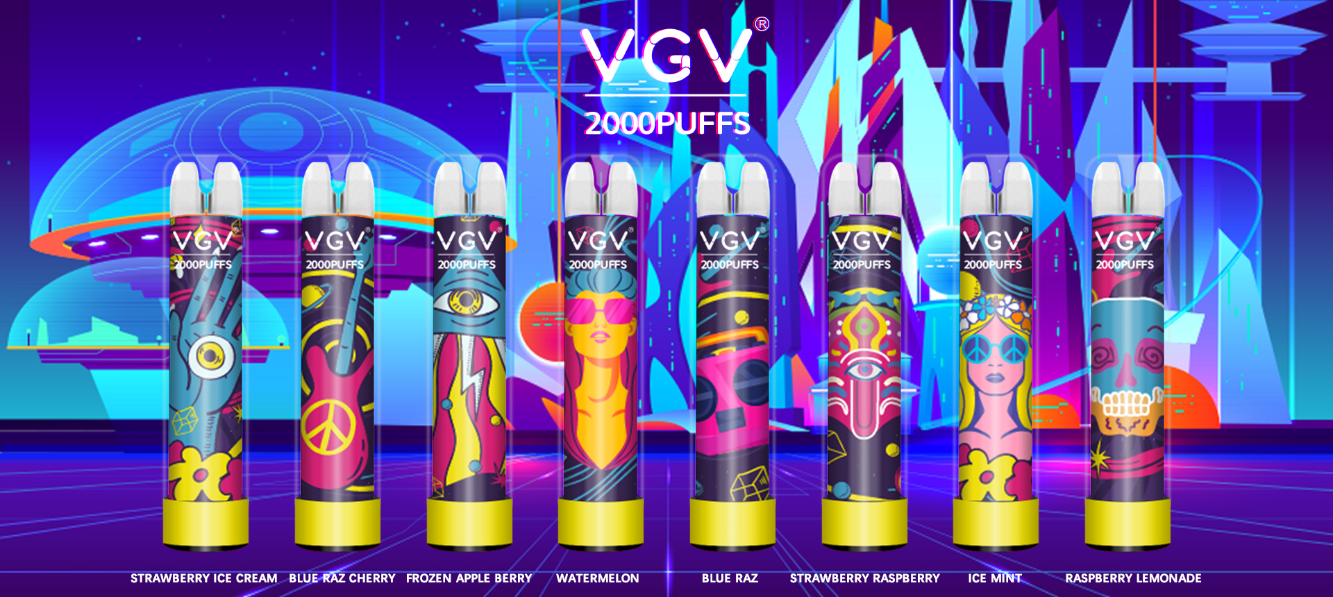 VGV Flashing 2000puffs